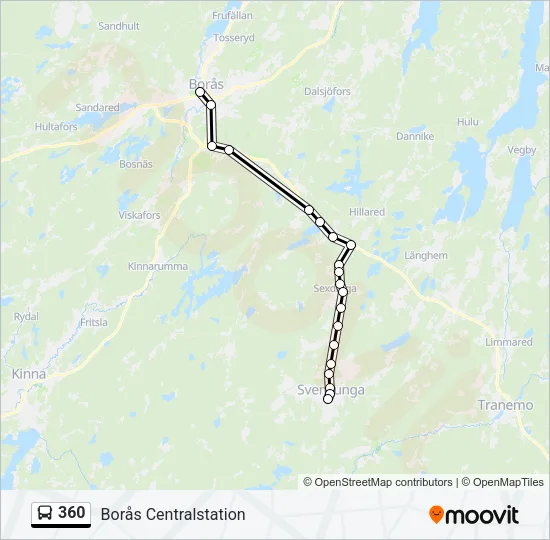 360 Bus Line Map
