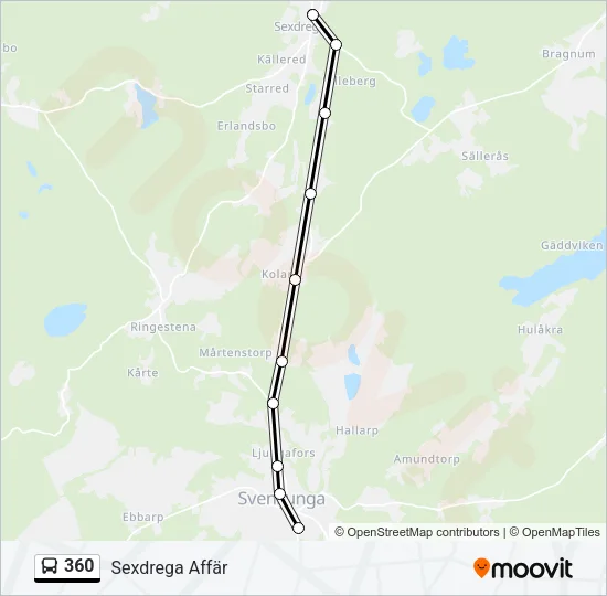 360 Bus Line Map