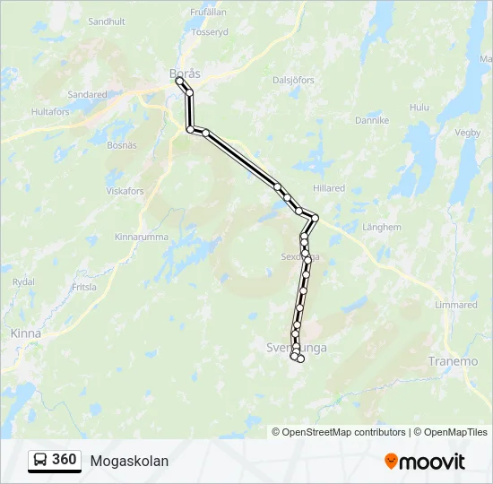 360 Bus Line Map