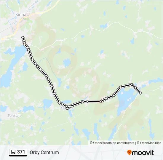 371 Bus Line Map