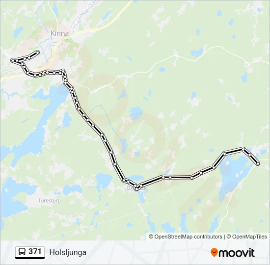 371 Bus Line Map
