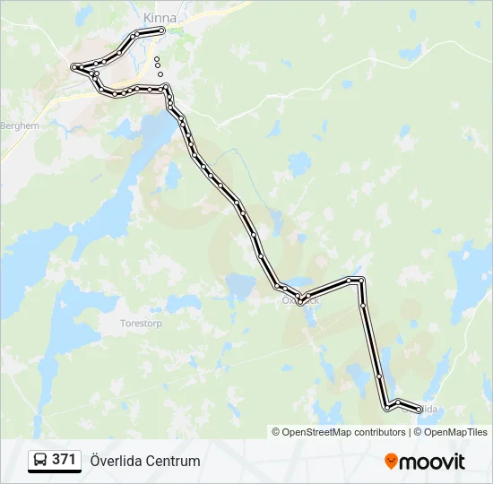 371 Bus Line Map