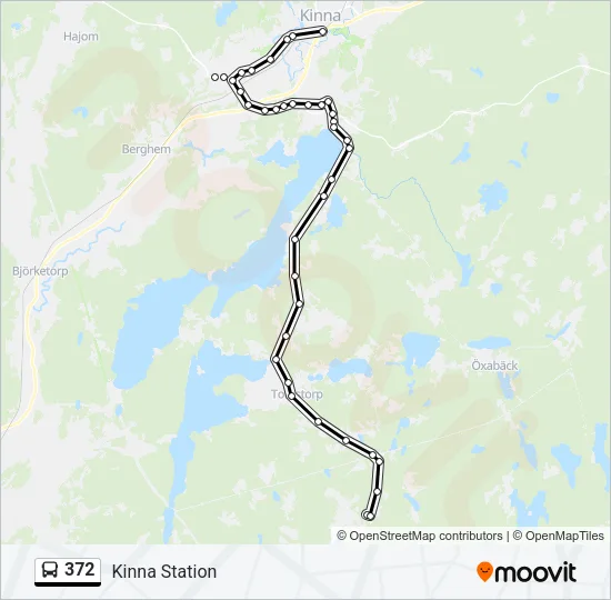 372 Bus Line Map