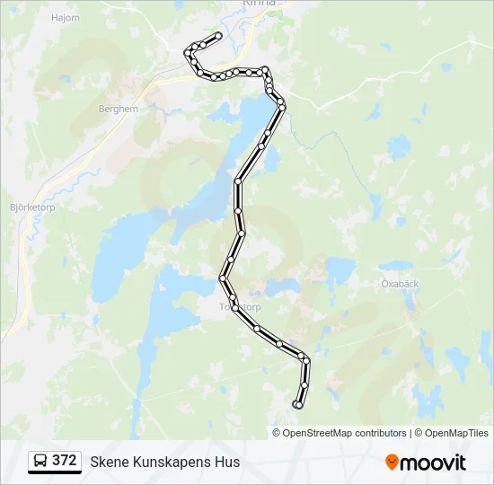 372 Bus Line Map