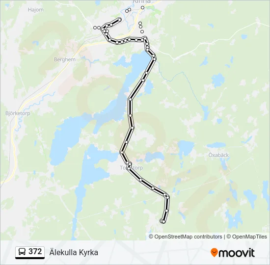372 Bus Line Map