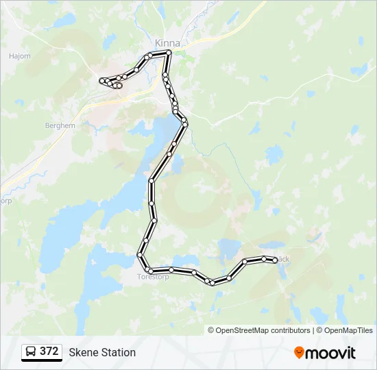 372 Bus Line Map
