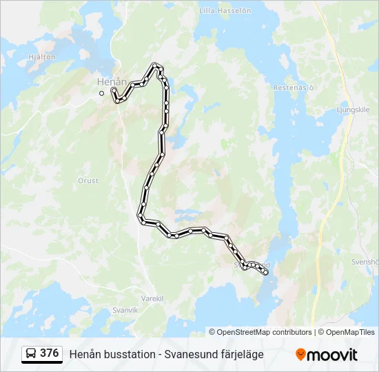 376 Bus Line Map