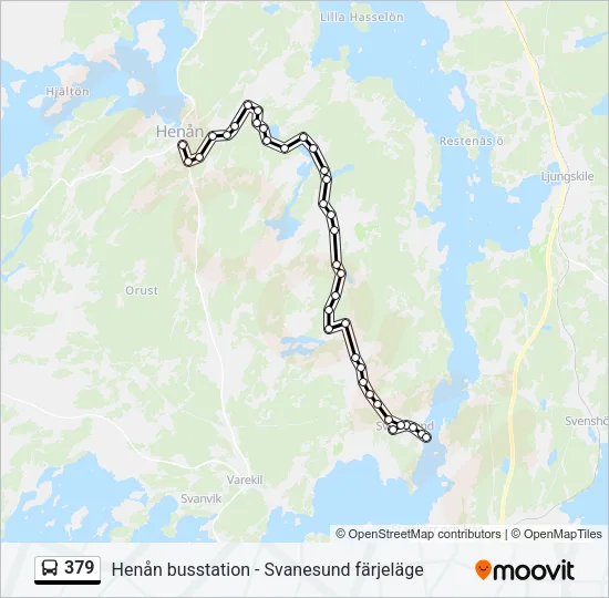 379 Bus Line Map