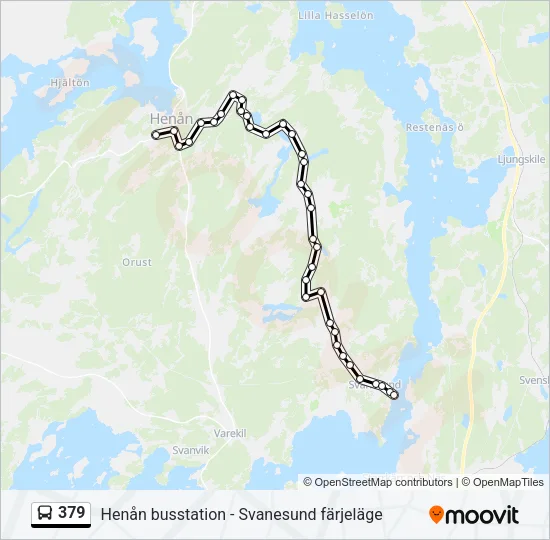379 Bus Line Map