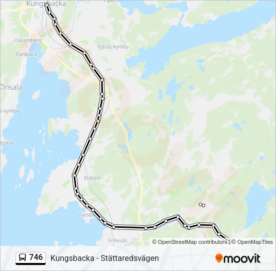 746 Bus Line Map