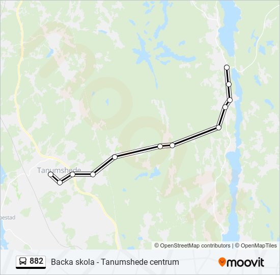882-route-schedules-stops-maps-tanumshede-centrum-updated