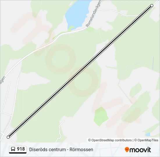 918 Bus Line Map
