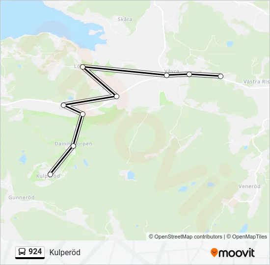 924 Bus Line Map