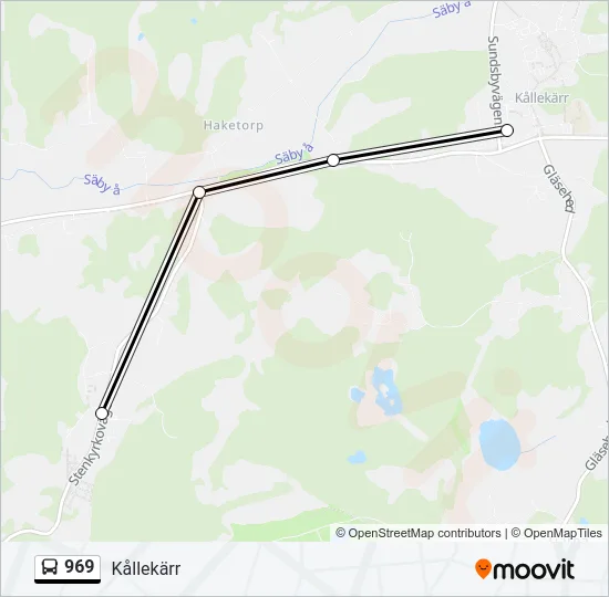 969 Bus Line Map