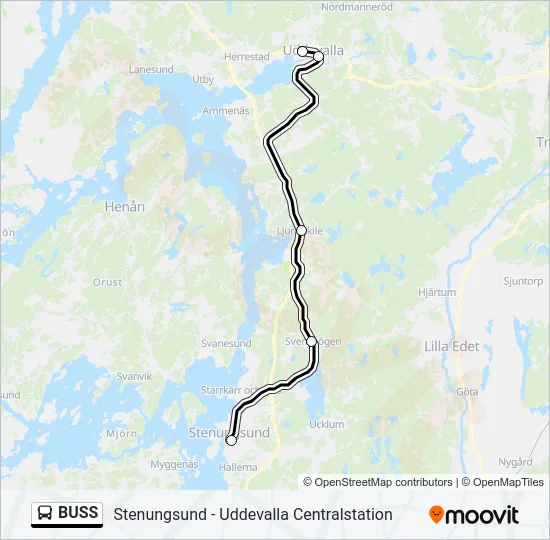 BUSS Bus Line Map
