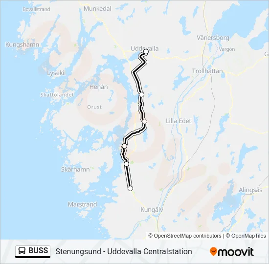 BUSS Bus Line Map