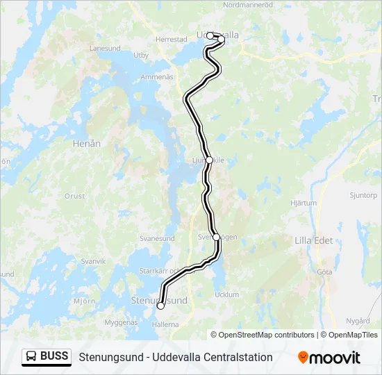 BUSS Bus Line Map