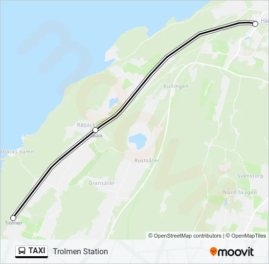 TAXI Bus Line Map