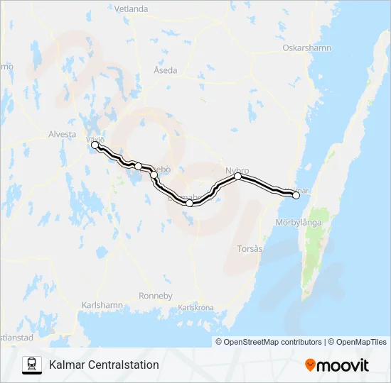 ÖRESUNDSTÅG  Line Map