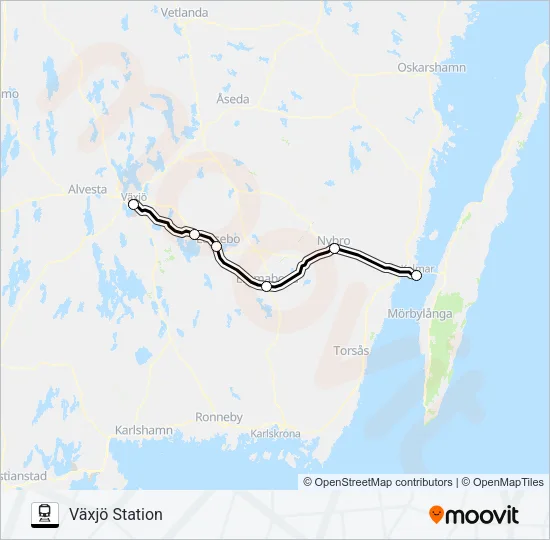 ÖRESUNDSTÅG  Line Map