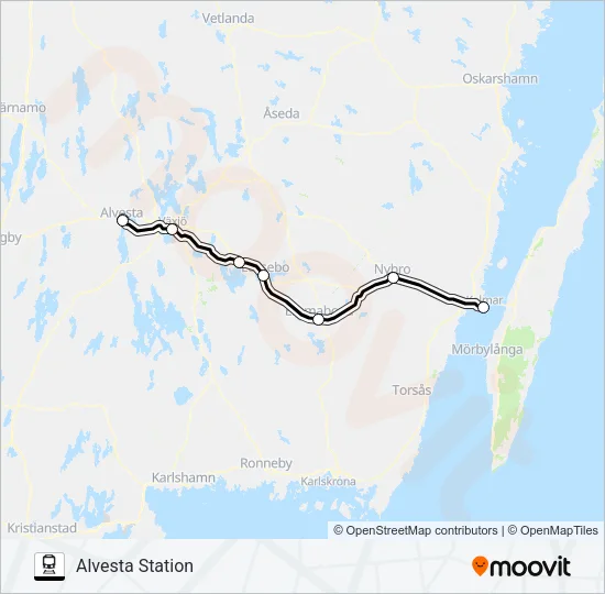 ÖRESUNDSTÅG  Line Map