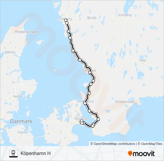ÖRESUNDSTÅG  Line Map