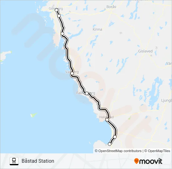 ÖRESUNDSTÅG  Line Map
