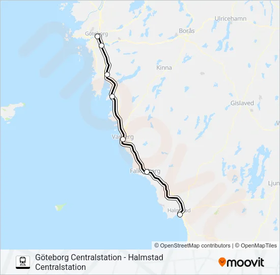 ÖRESUNDSTÅG  Line Map