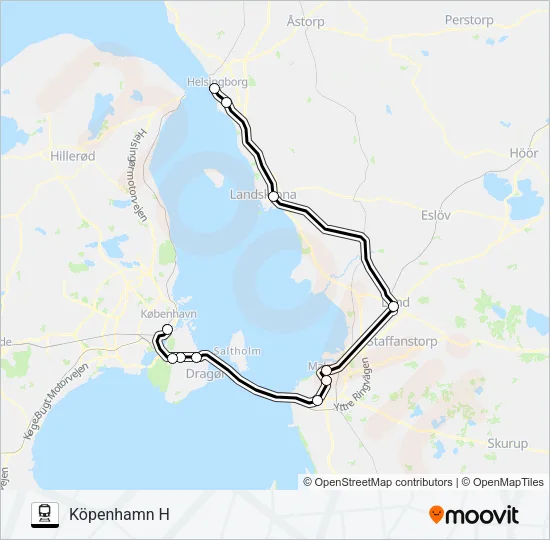 ÖRESUNDSTÅG  Line Map
