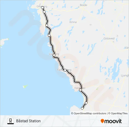 ÖRESUNDSTÅG  Line Map