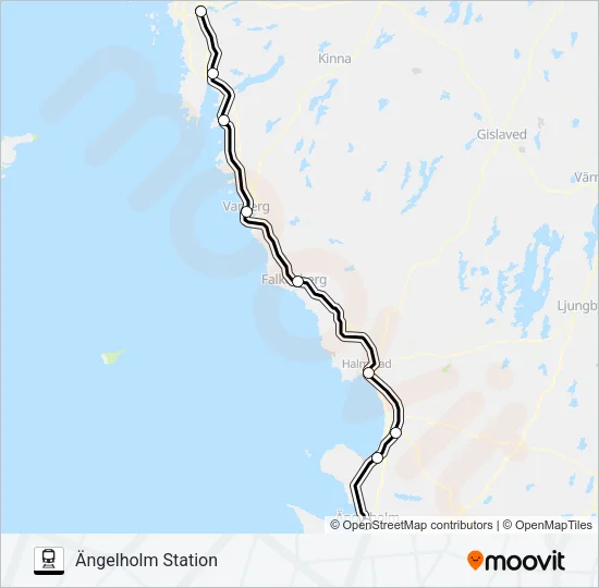 ÖRESUNDSTÅG  Line Map