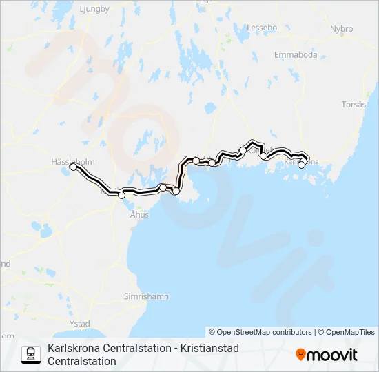 ÖRESUNDSTÅG  Line Map