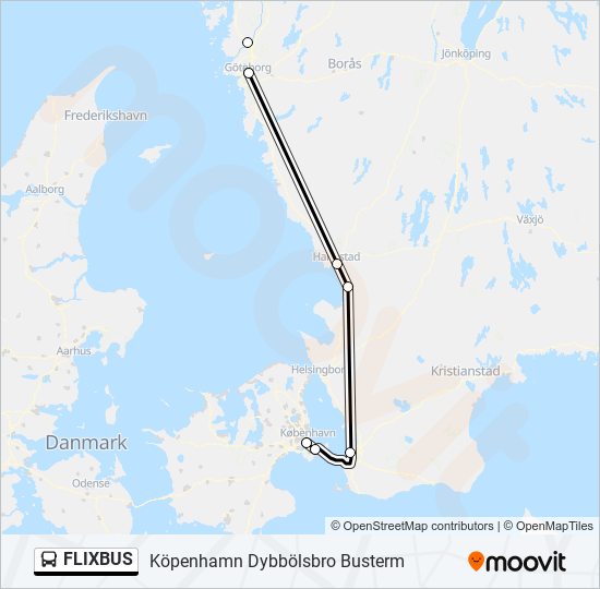 FLIXBUS  Line Map