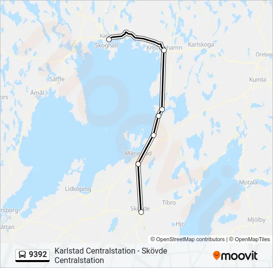 9392  Line Map