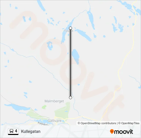 4 Bus Line Map