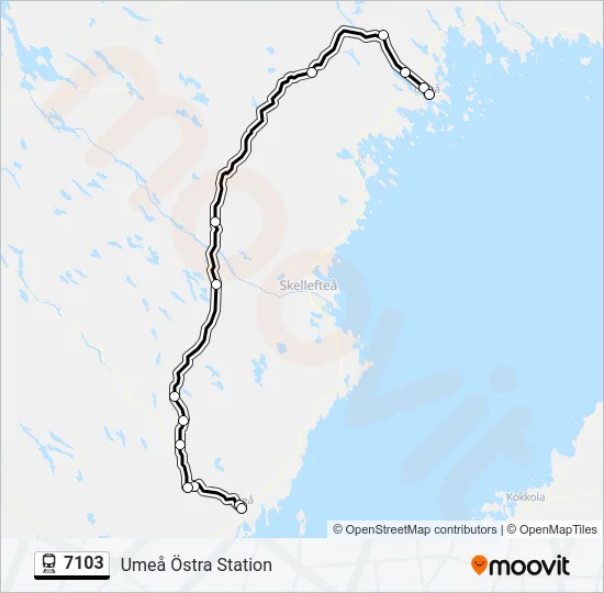 7103  Line Map