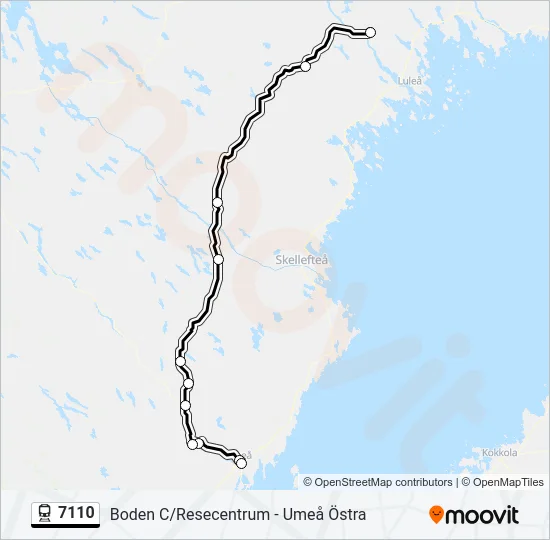 7110  Line Map