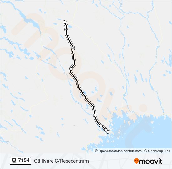 7154 train Line Map