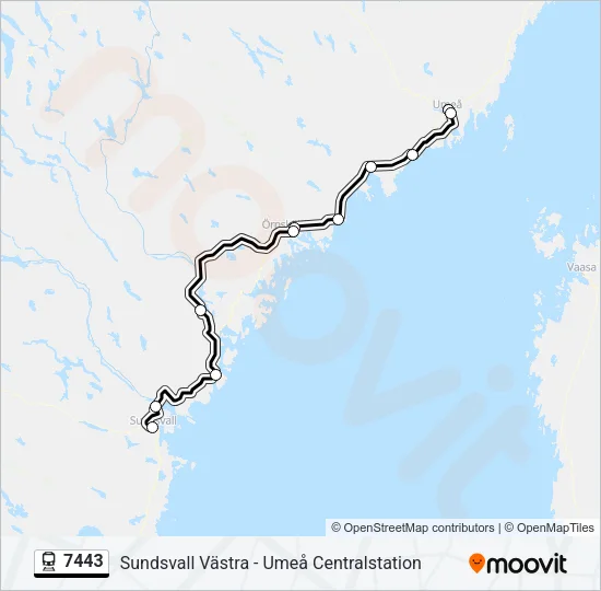 7443  Line Map