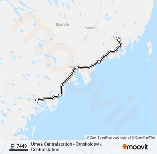 7449 train Line Map