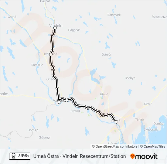 7495  Line Map