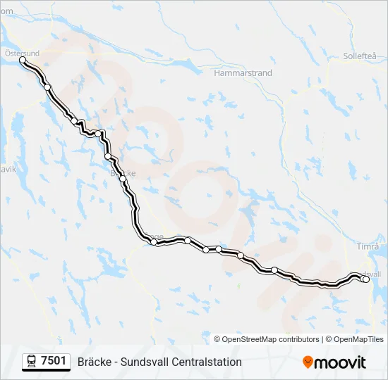 7501  Line Map
