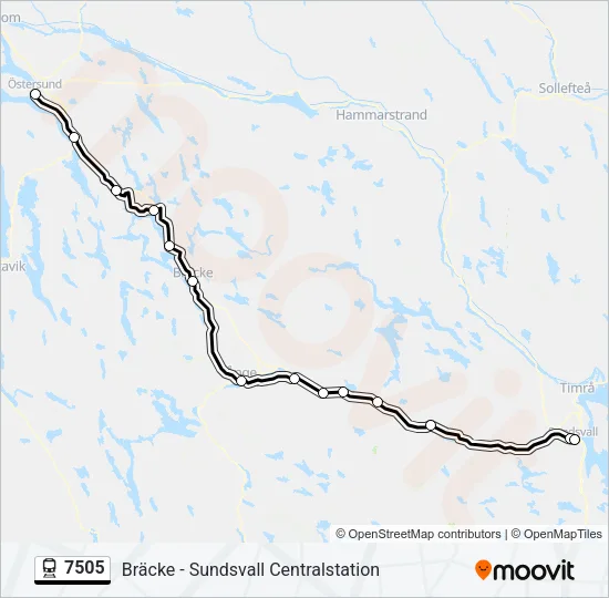 7505  Line Map