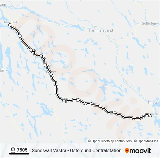 7505  Line Map