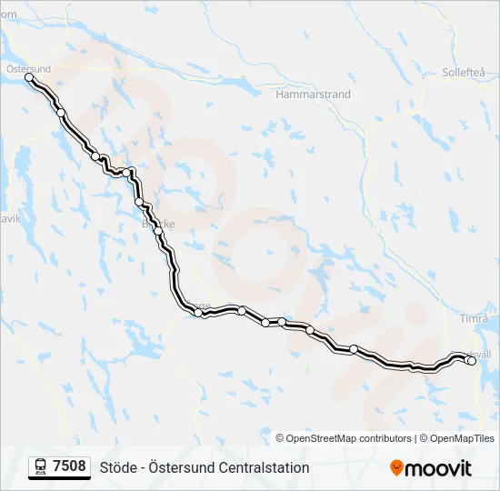 7508  Line Map