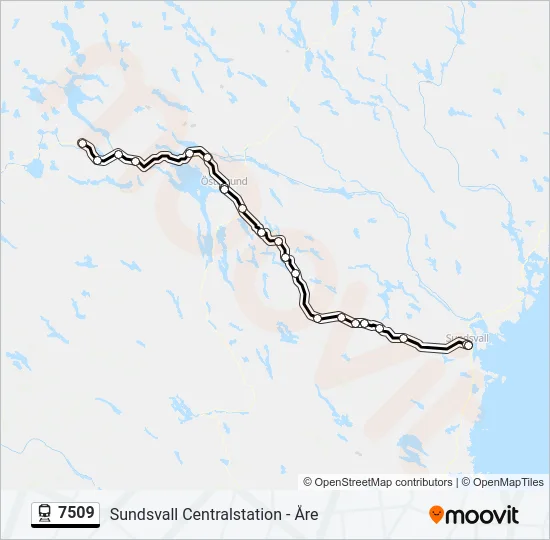 7509  Line Map