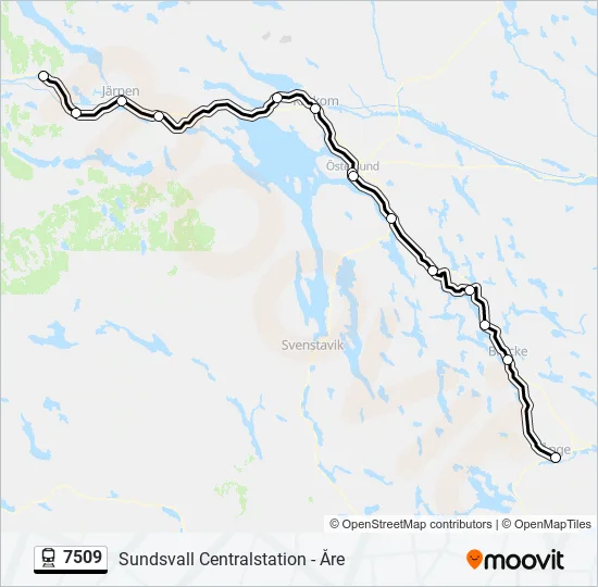 7509  Line Map