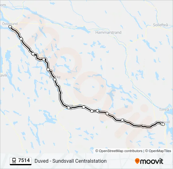 7514  Line Map