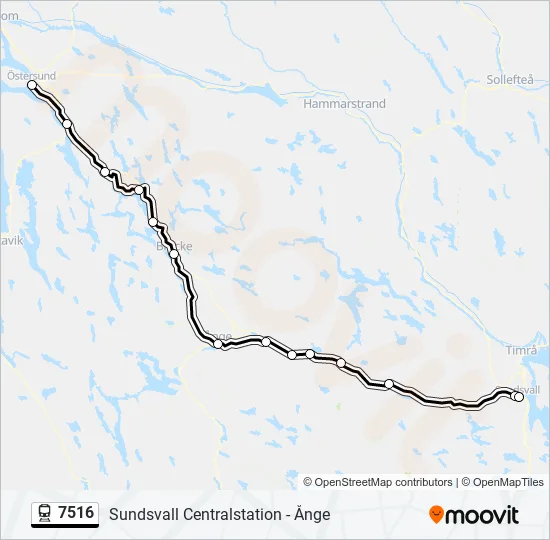 7516  Line Map