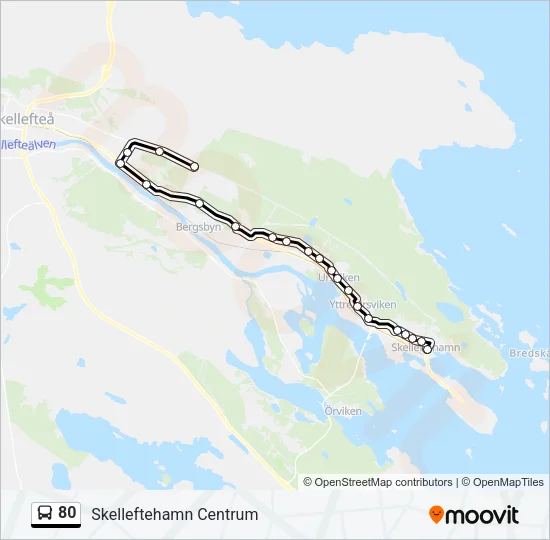 80  Line Map
